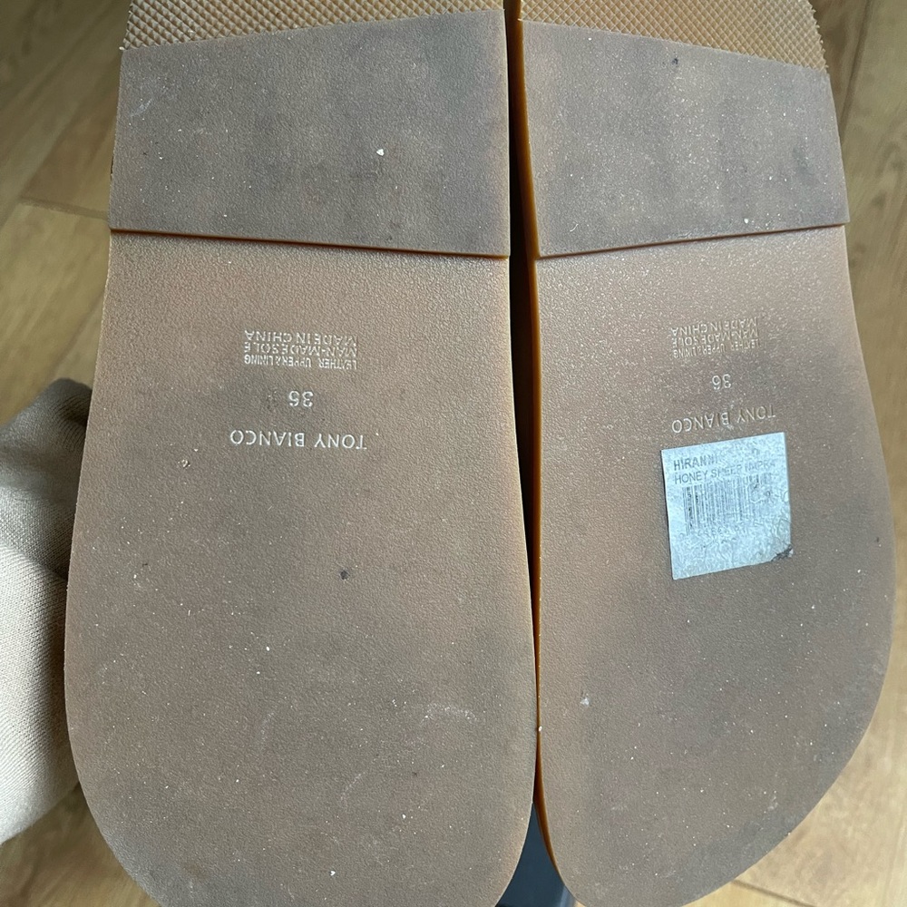 Tony Bianco Beige Quilted Sandals - Picture 11 of 13